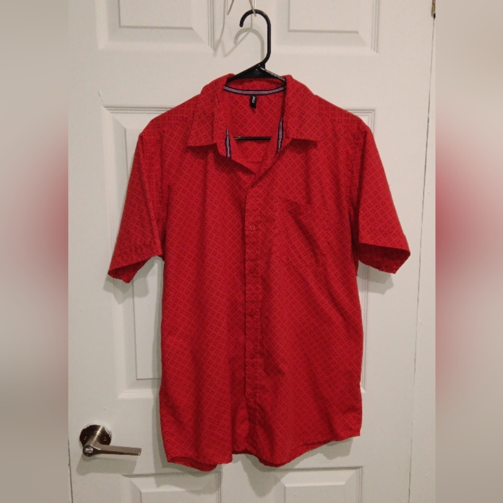 TOKU Red Short Sleeve Shirt
